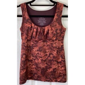 Patagonia Bandha Scoopneck Sleeveless Top Rust Brown XS